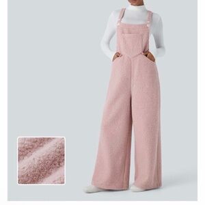HALARA Pink Fleece Jumpsuit